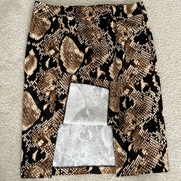 Allison Taylor snake print skirt - Picture 3 of 7